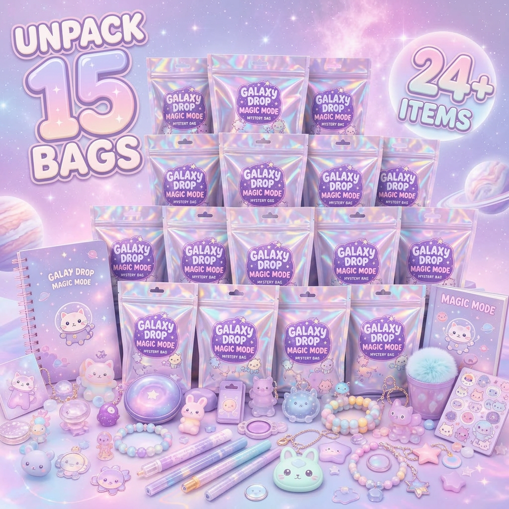 Galaxy Drop – Magic Mode: Unpack 15 Bags tier