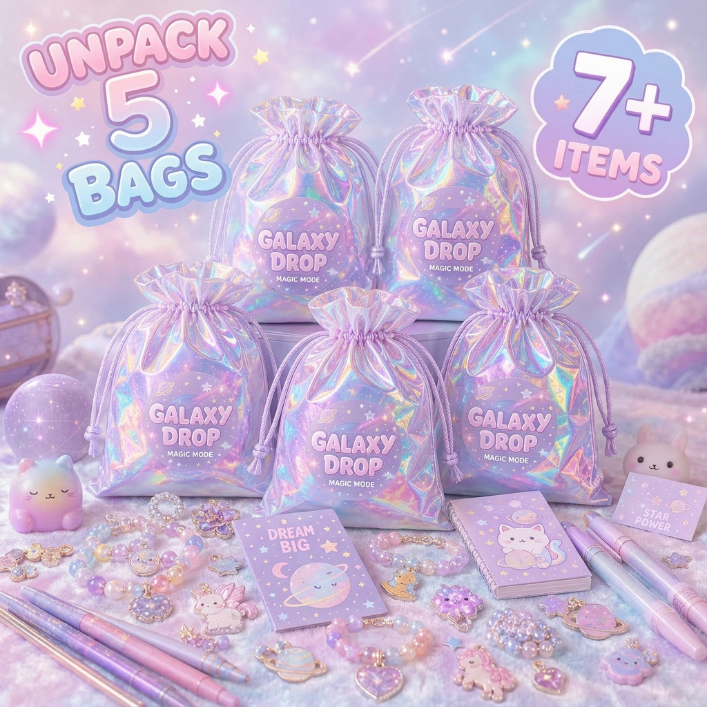Galaxy Drop – Magic Mode: Unpack 5 Bags tier