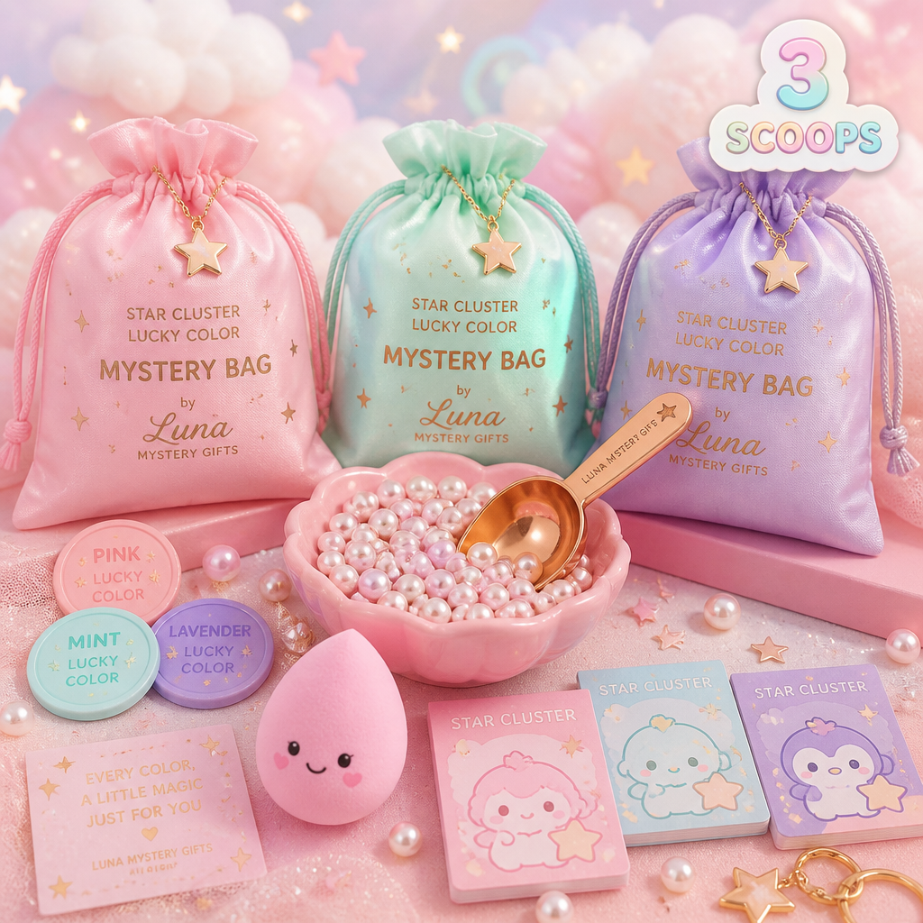 Star Cluster - 3 Scoops tier kawaii mystery bags