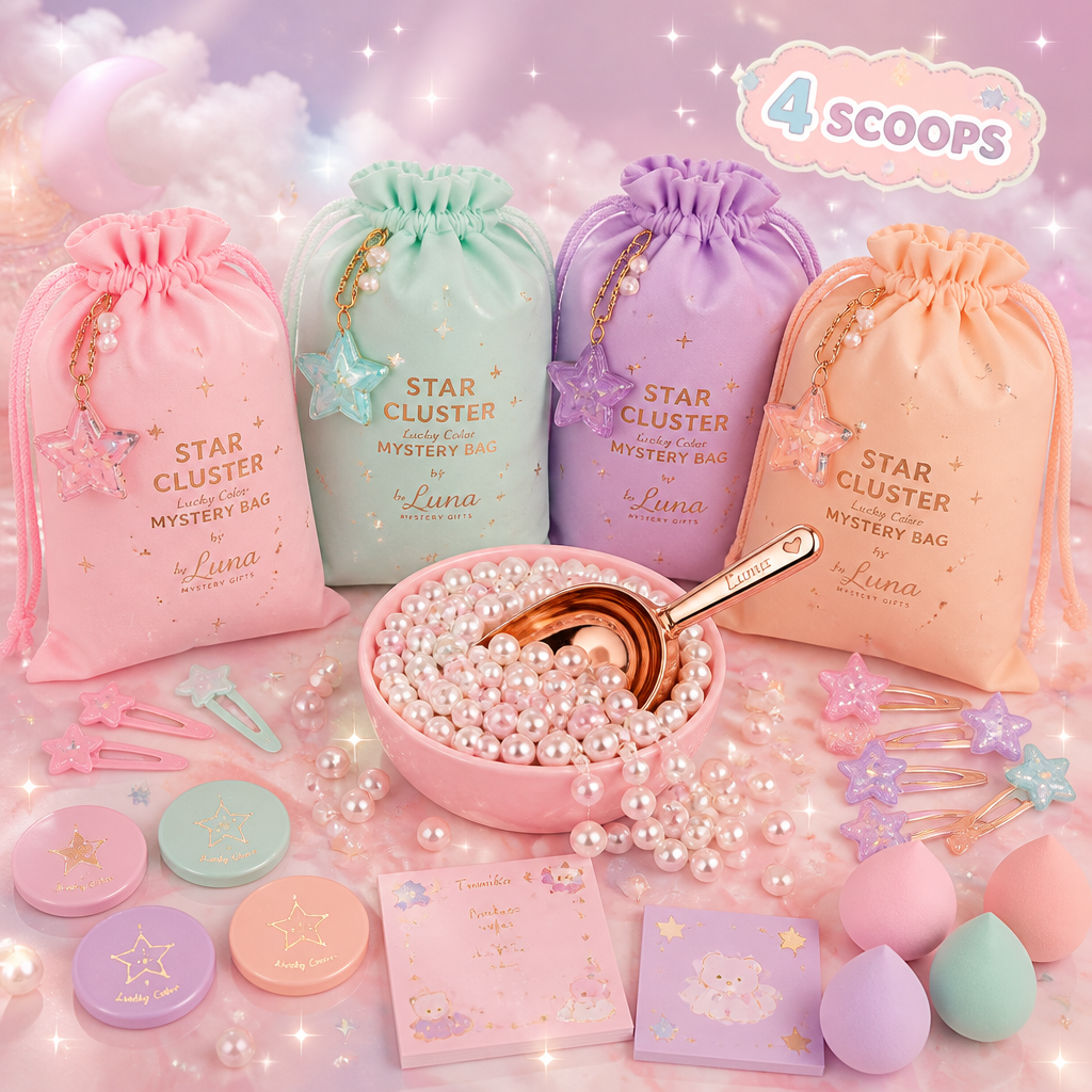 Star Cluster - 4 Scoops tier kawaii mystery bags