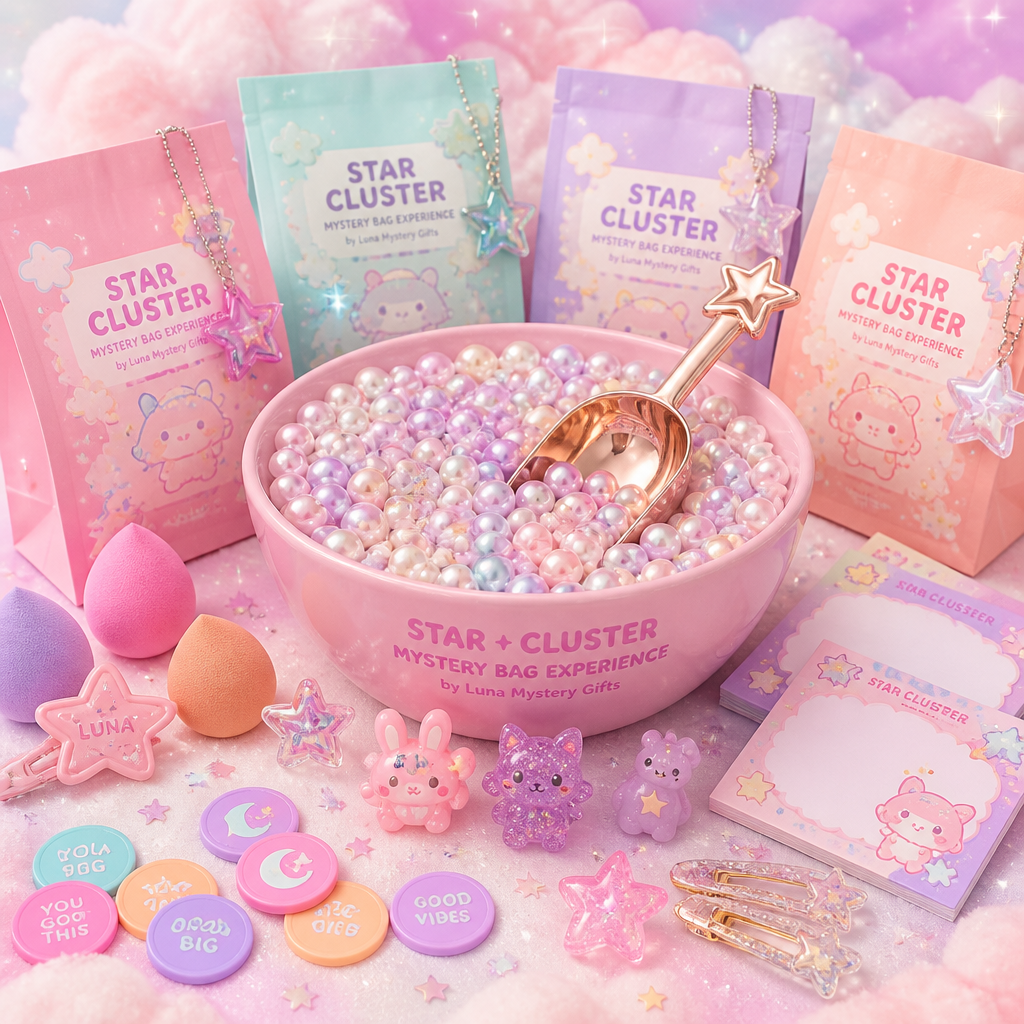 Star Cluster Lucky Color Mystery Bag Experience - Luna Mystery Gifts